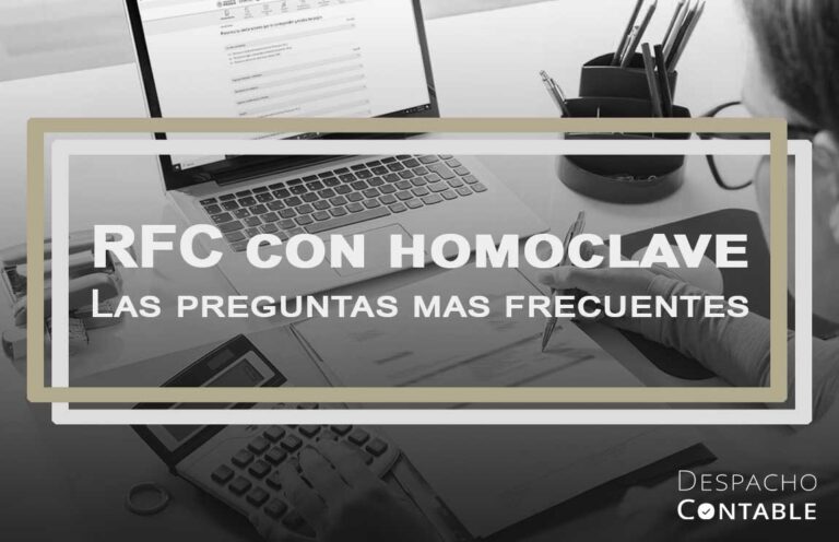 RFC Con Homoclave: Las Preguntas Mas Frecuentes | DCM