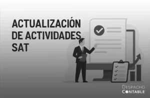 Cómo actualizar actividades en el SAT paso a paso
